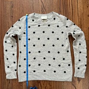 Polka Dot Cashmere Sweater (M)
